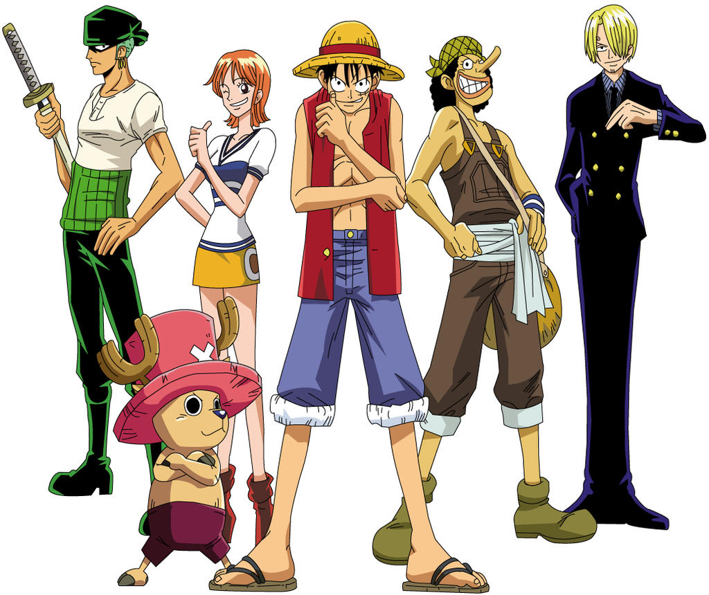 Who are the crew members in One Piece?