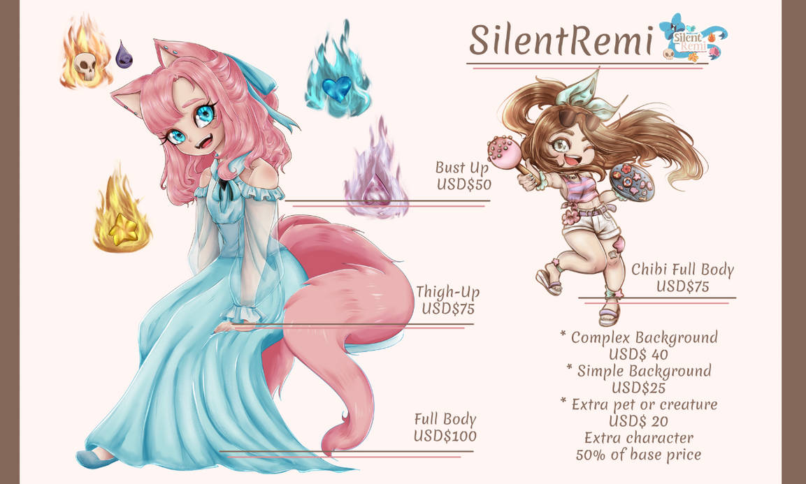 Commission Info [Anime Style Illustrations]