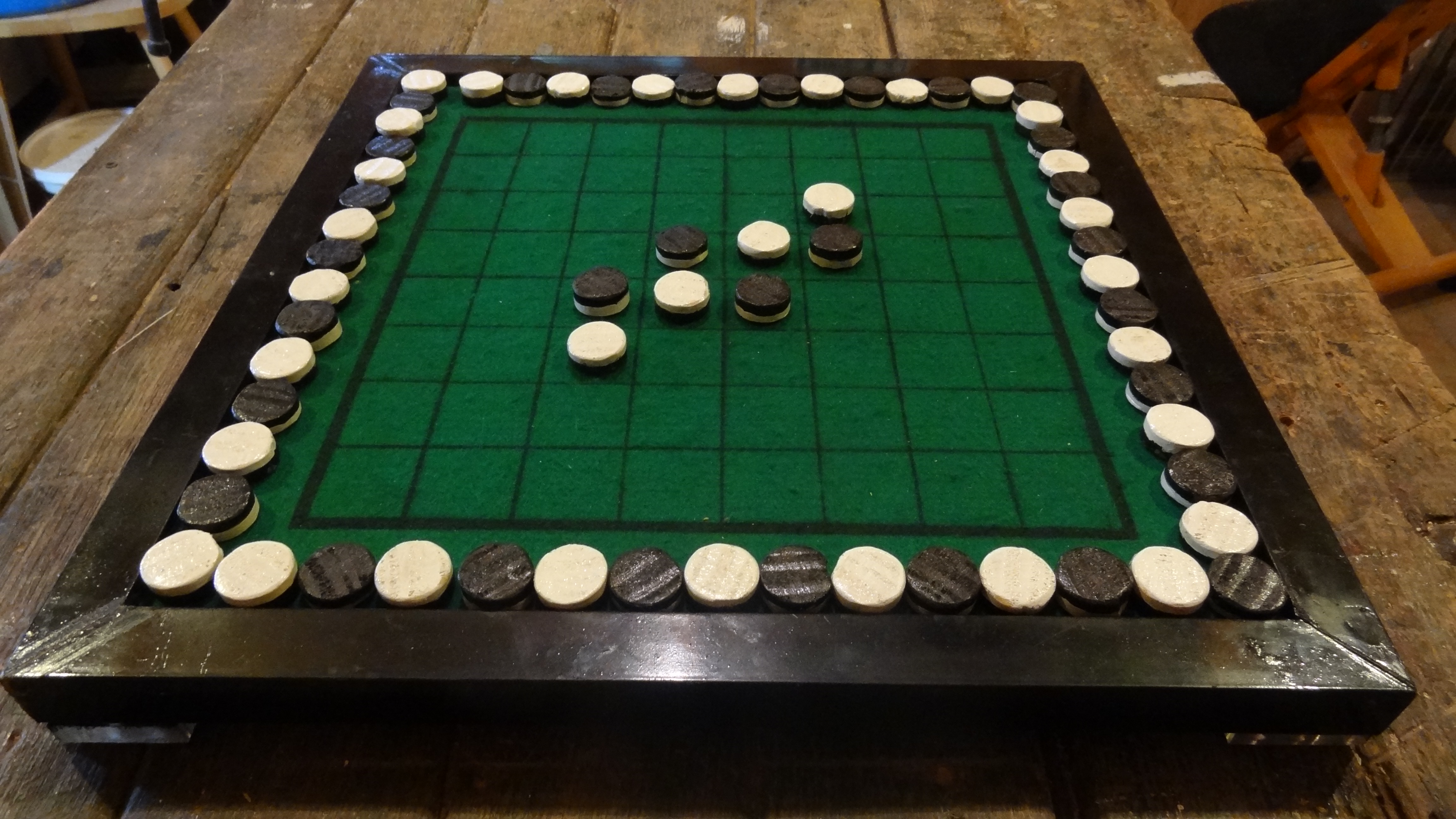 Handmade Recycled Othello board