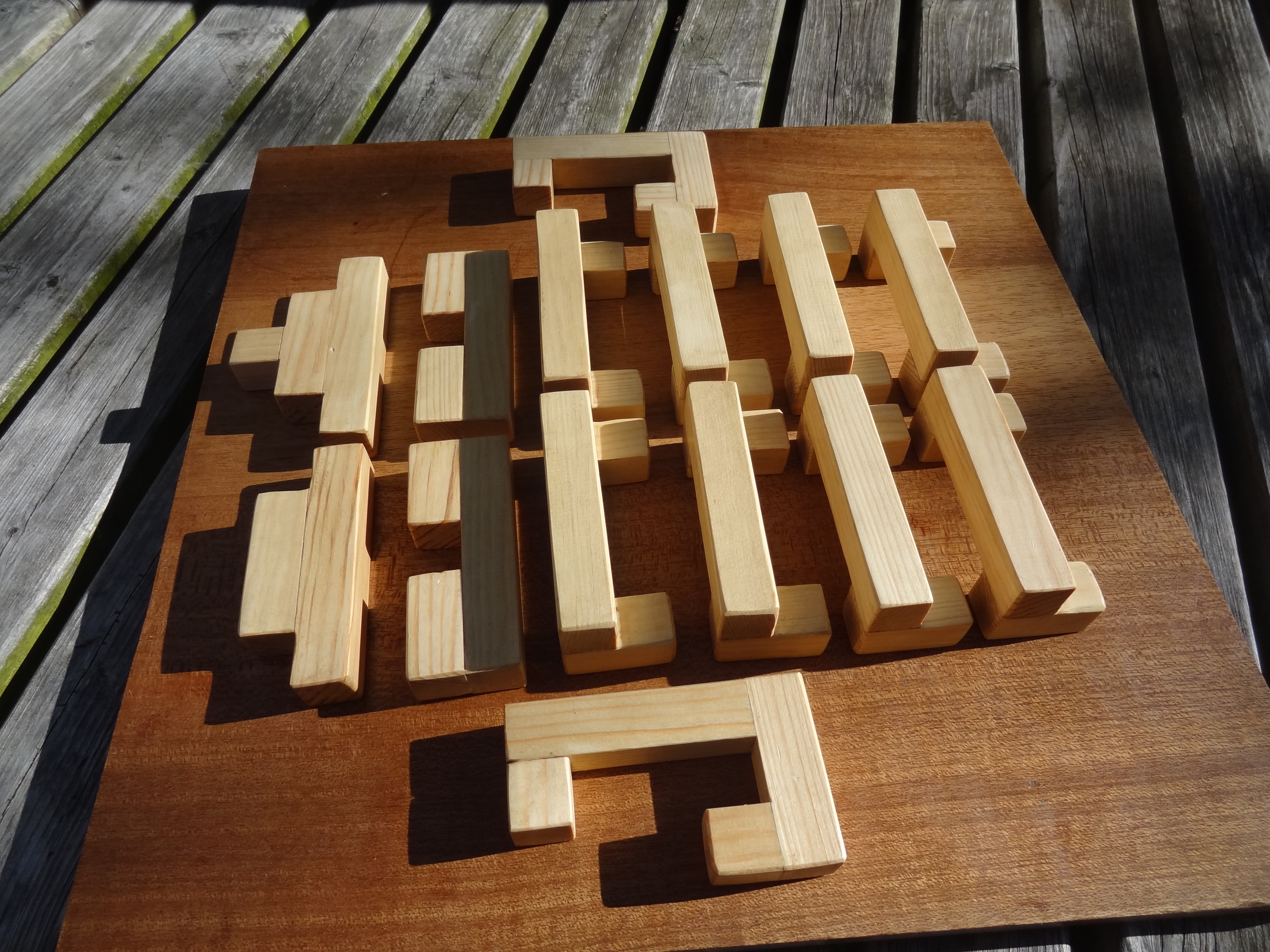 Handmade Wooden Puzzle Cube (Deconstructed)