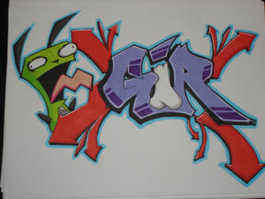 Gir graffiti style