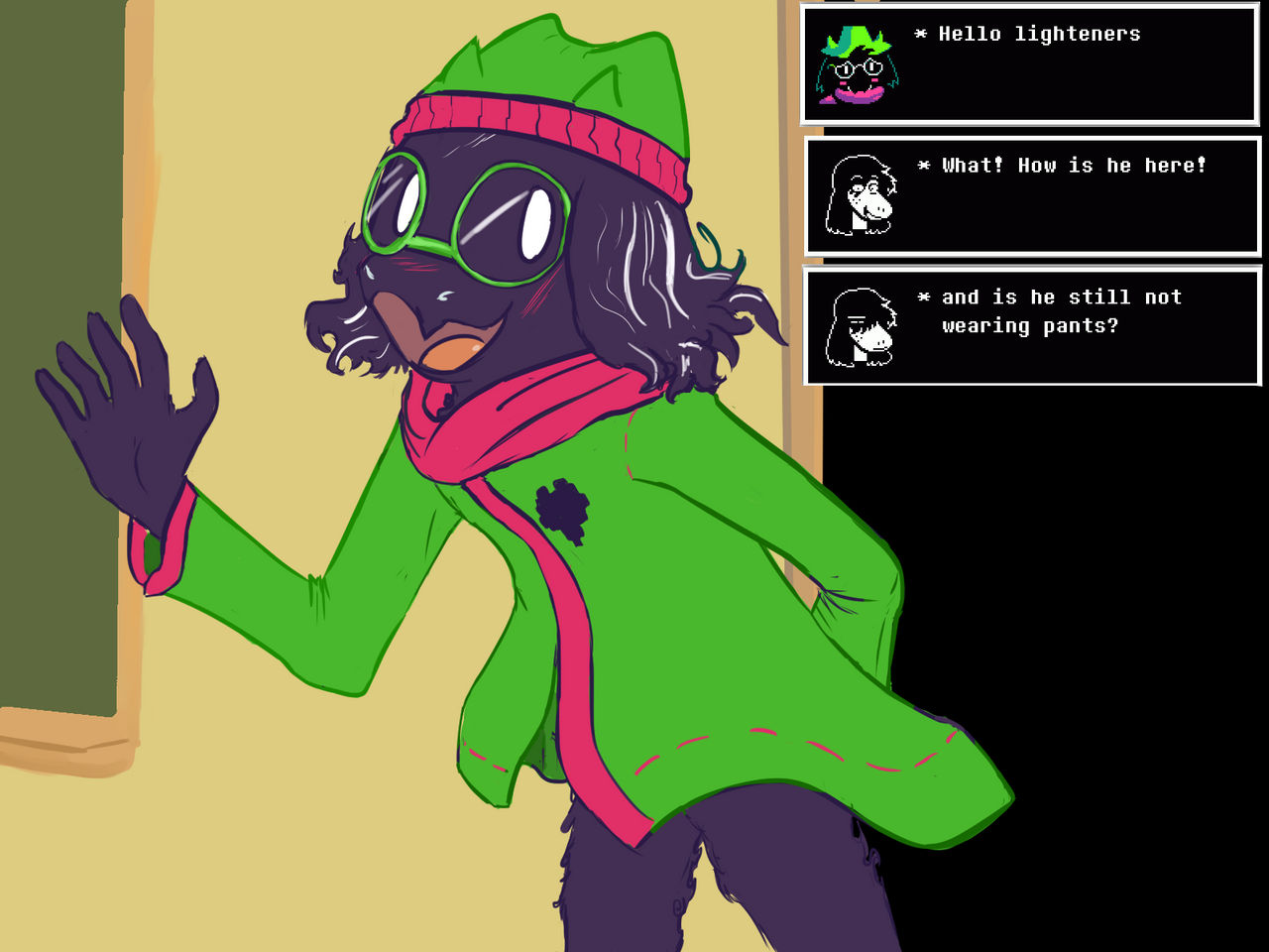 Ralsei in the lightworld by Exranion on DeviantArt