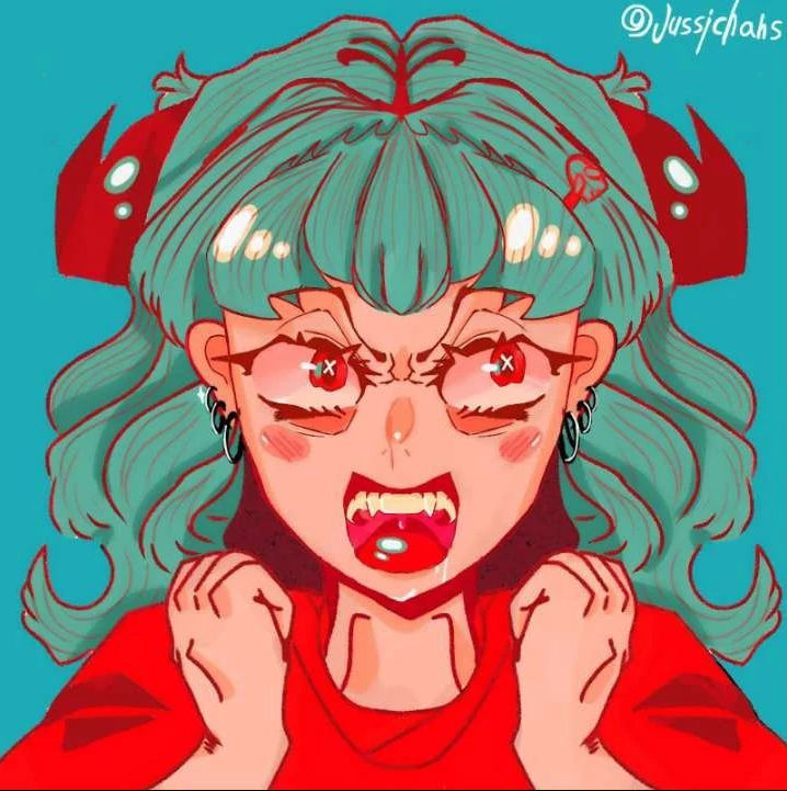 Cute angry demon - PFP by Jusiichan on DeviantArt