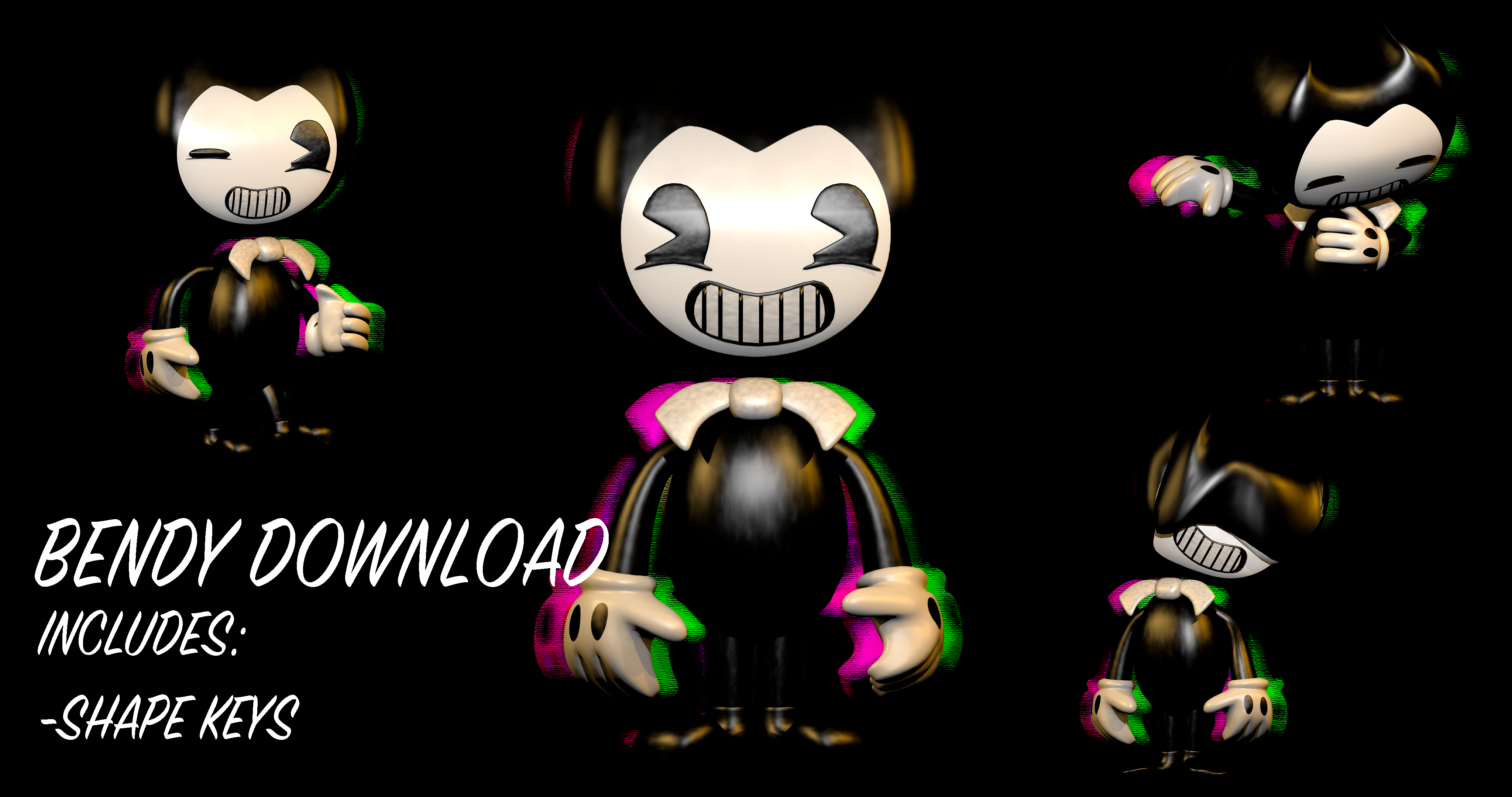 Bendy Model Release - Bendy and The Ink Machine