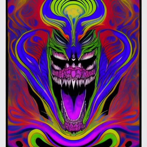 Trippy ai art of venom by zonkeos100 on DeviantArt