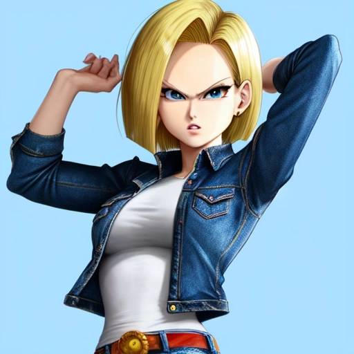 Anroid18 Ai art of android 18 from dragon Ball z by zonkeos100 on DeviantArt
