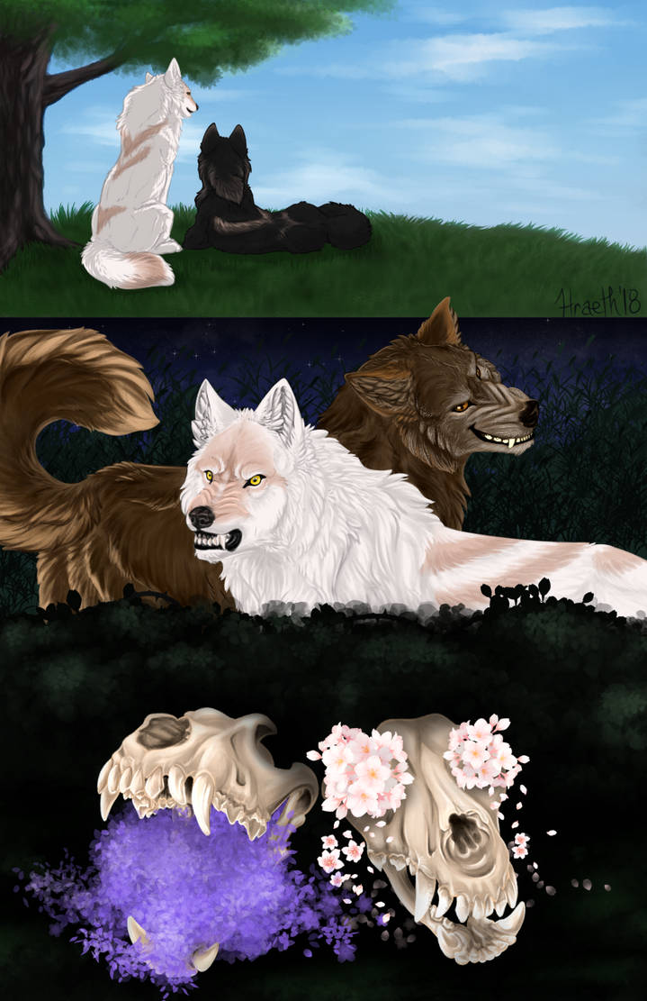 A Tale of Two Wolves by Hraeth