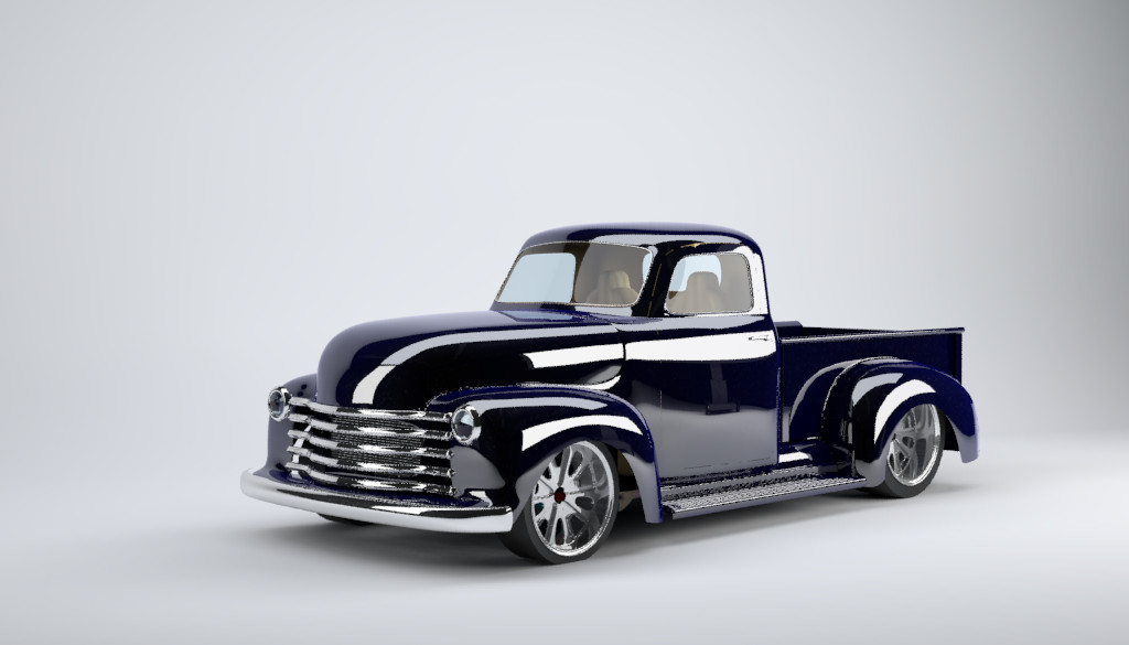 52 Chevy truck 3d model