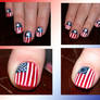 My 4th of July Manicure