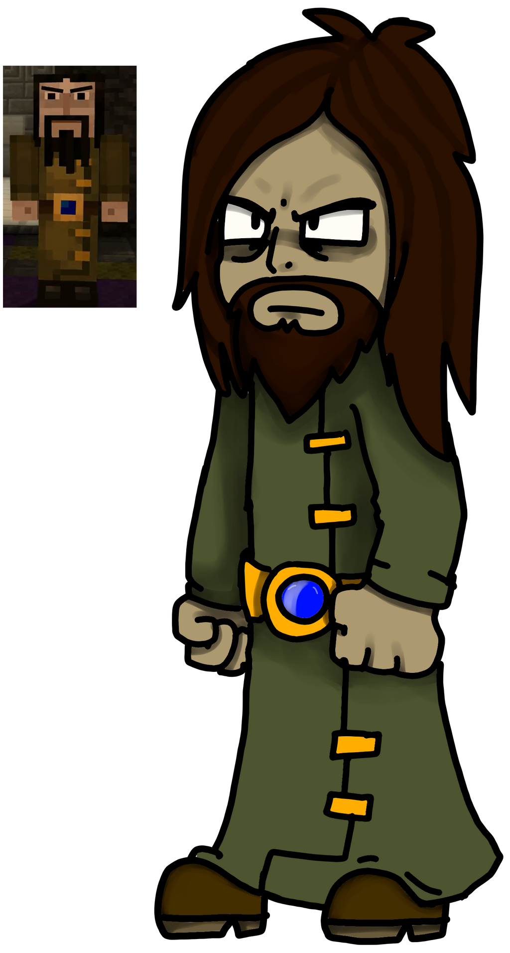 Ivor from Minecraft Story Mode by YukkiMons on DeviantArt