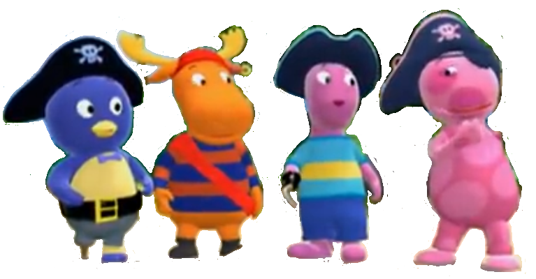 The Frontyardigans Pablo, Tyrone, Austin and Uniqua Pirate Vector by ThomasTrainfan2006 on ...