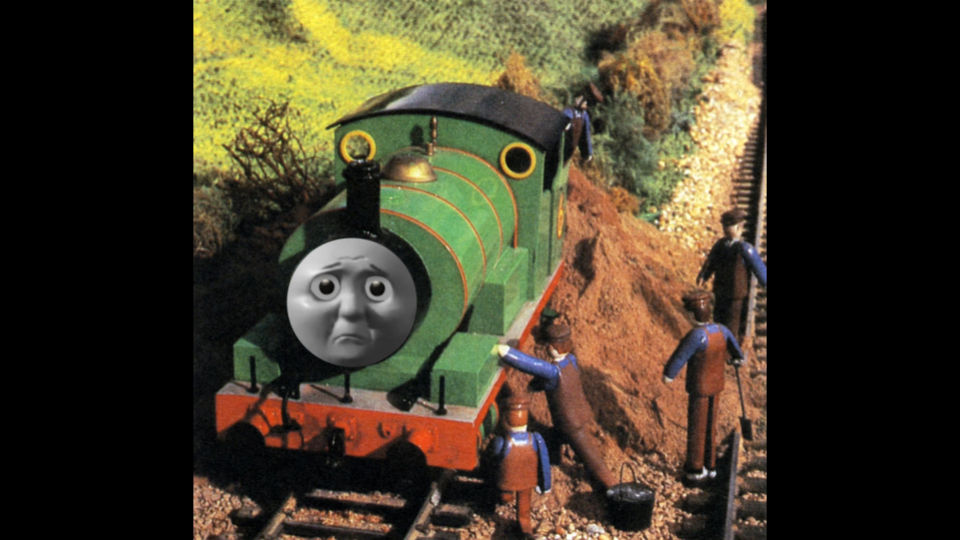 Percy's Sad Face in Series 1 (1984) by ThomasTrainfan2006 on DeviantArt