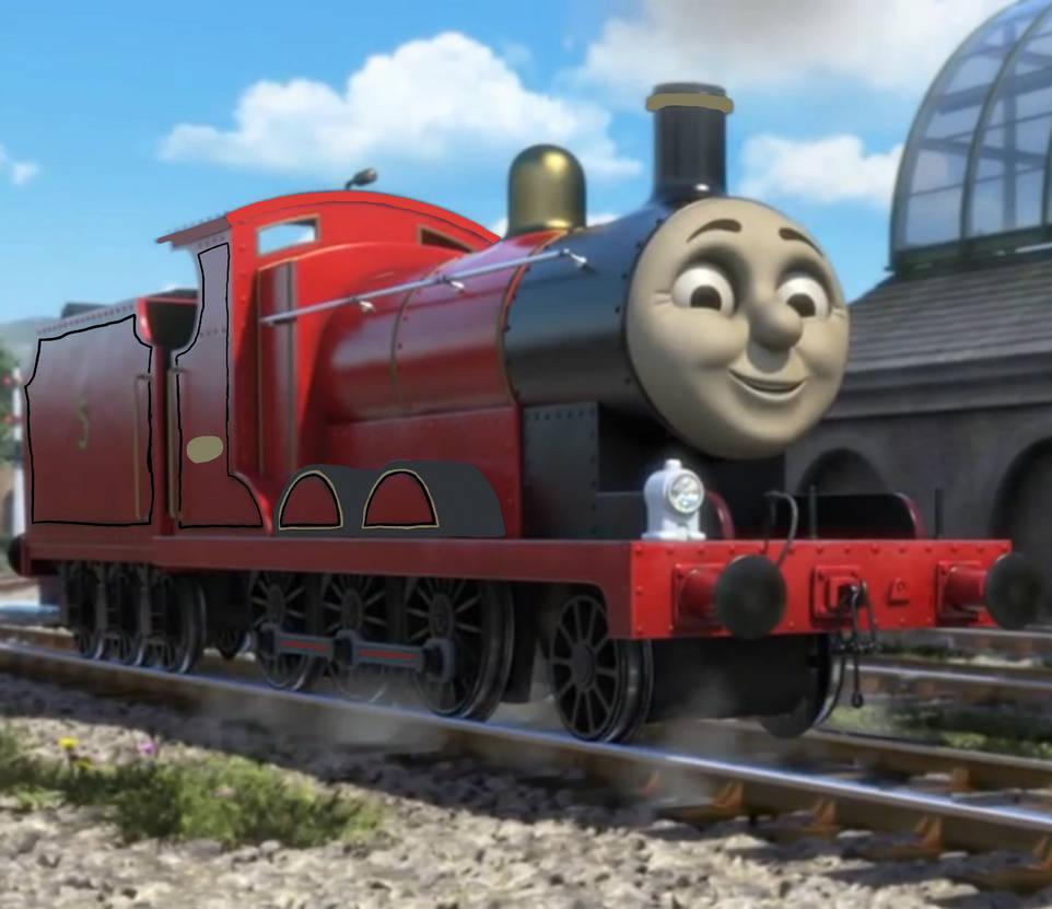My NWR AU: James The Red Engine by ThomasTrainfan2006 on DeviantArt