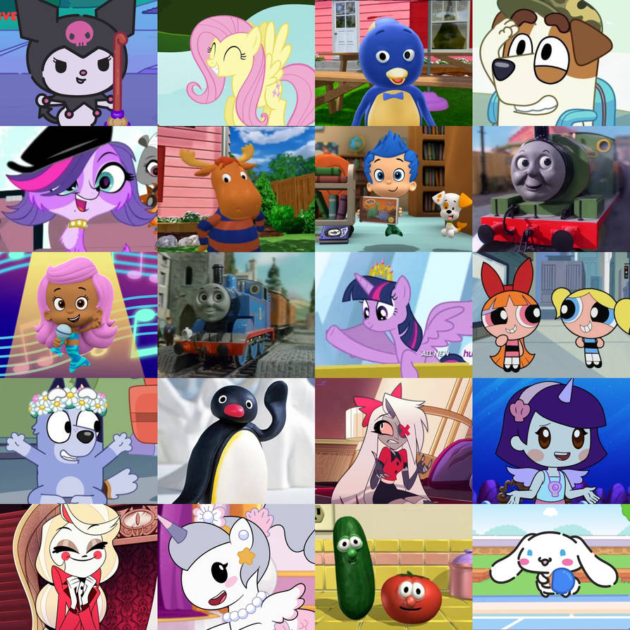 Characters Collages Deviantart Favourite TV Show and Cartoon Characters Collage by ThomasTrainfan2006 ...