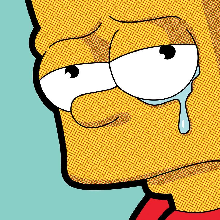 Crying Bart Simpson, Bart Simpson Sadness Crying, Bart Simpson