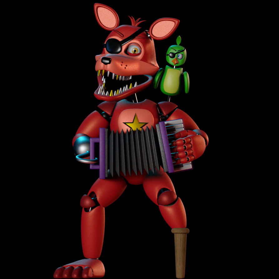 (FNaF/Blender) Rockstar Foxy by TJtheredgator on DeviantArt
