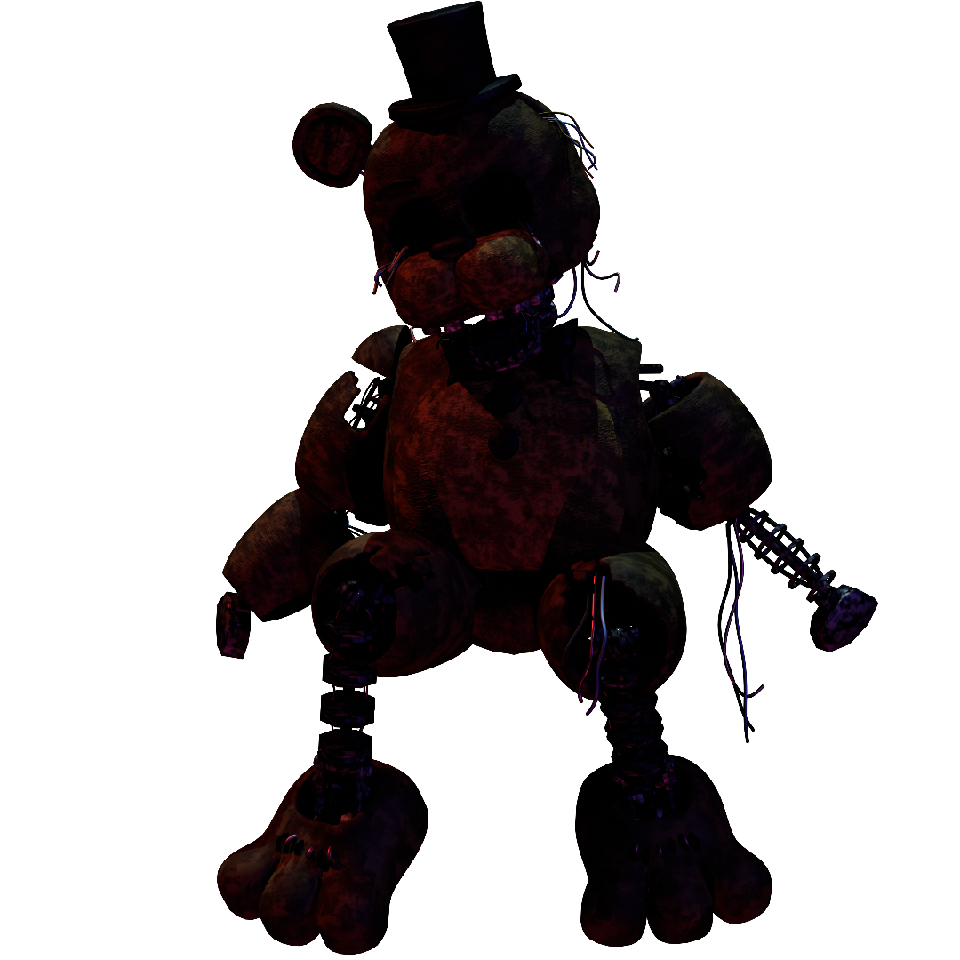 Ignited Collection Renders (TJoC/FNaF/Blender) Ignited Golden Freddy by TJtheredgator on DeviantArt