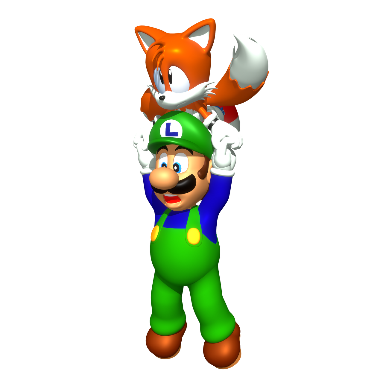 (Mario/Sonic/Blender) Luigi and Tails by TJtheredgator on DeviantArt