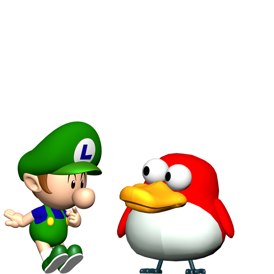 (Mario/Warioware/Blender) Baby Luigi and Pyoro by TJtheredgator on ...