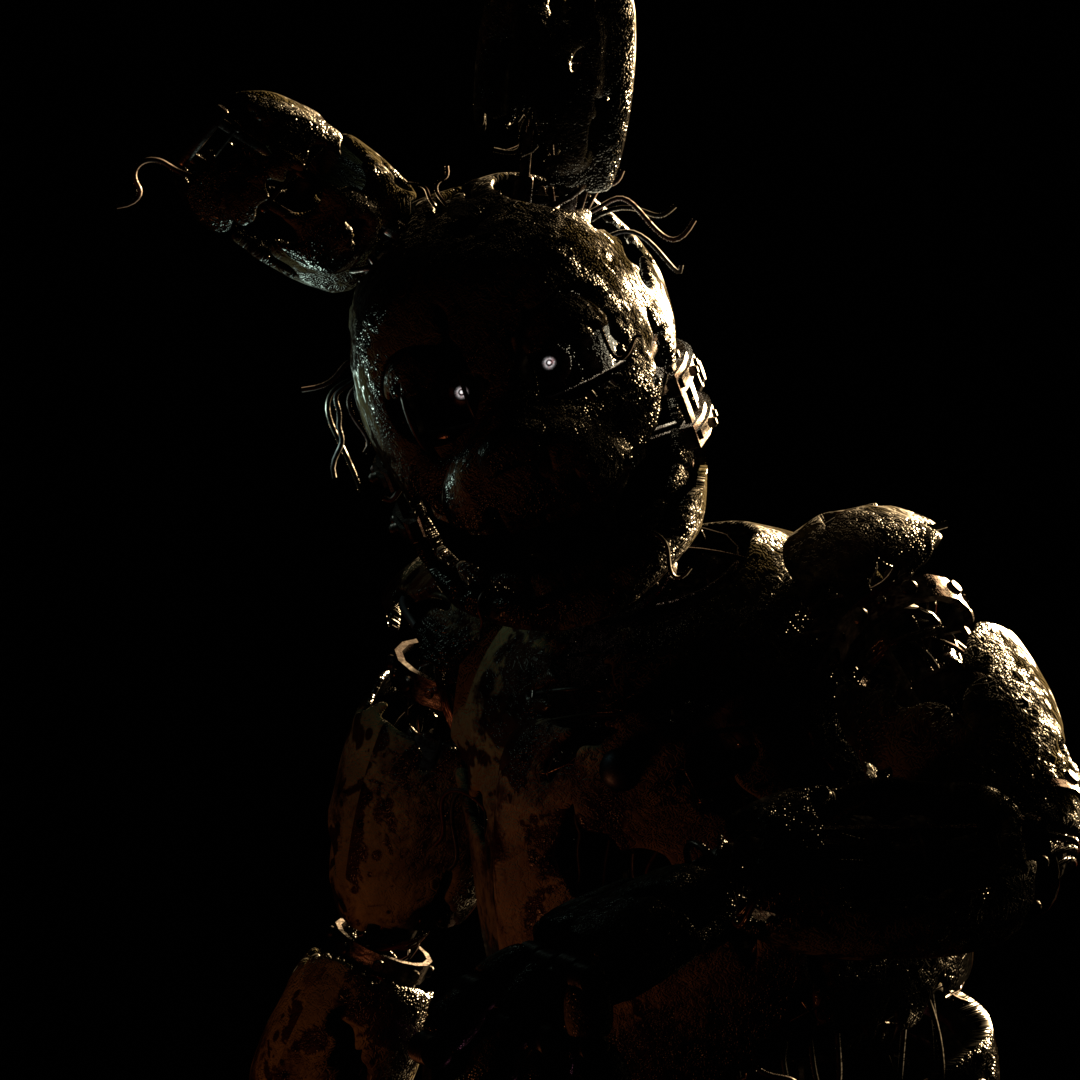 (FNaF/Blender) Stylized Springtrap Render #2 by TJtheredgator on DeviantArt