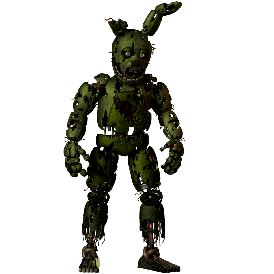 Springtrap Red (FNaF/Blender) Springtrap Render #1 by TJtheredgator on DeviantArt