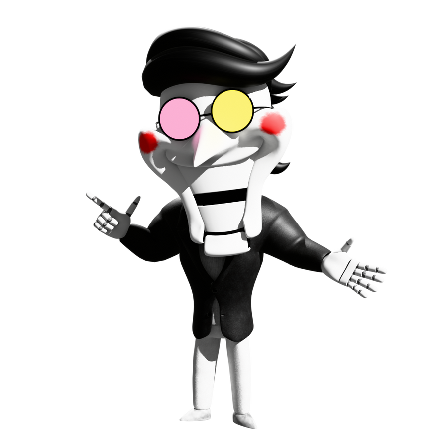 (Deltarune/Blender) Spamton Render #2 by TJtheredgator on DeviantArt