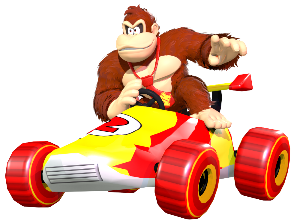 (DK/Blender) DK in the DK Racer Render 2 by TJtheredgator on DeviantArt