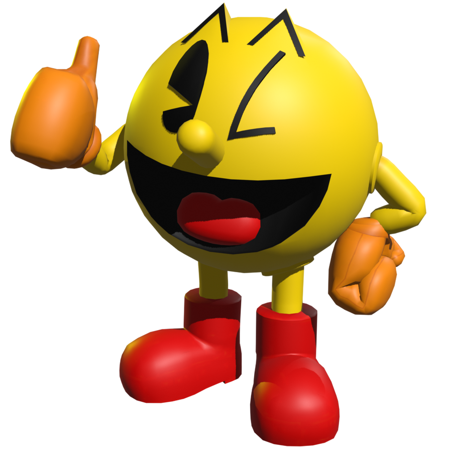 Patga Pac Man Renders (Pac-Man/Blender) Pac-Man Render 3 by TJtheredgator on DeviantArt