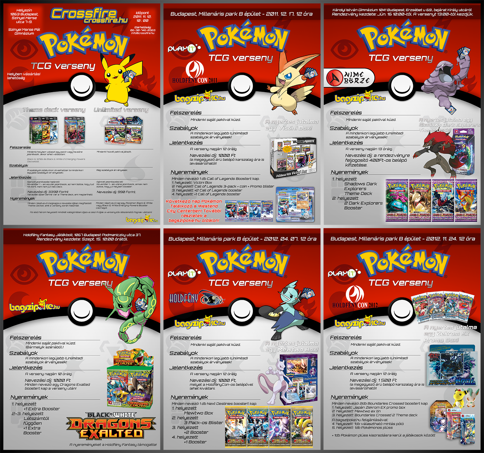 Posters for TCG Tournaments by bagszipoke by VADi25
