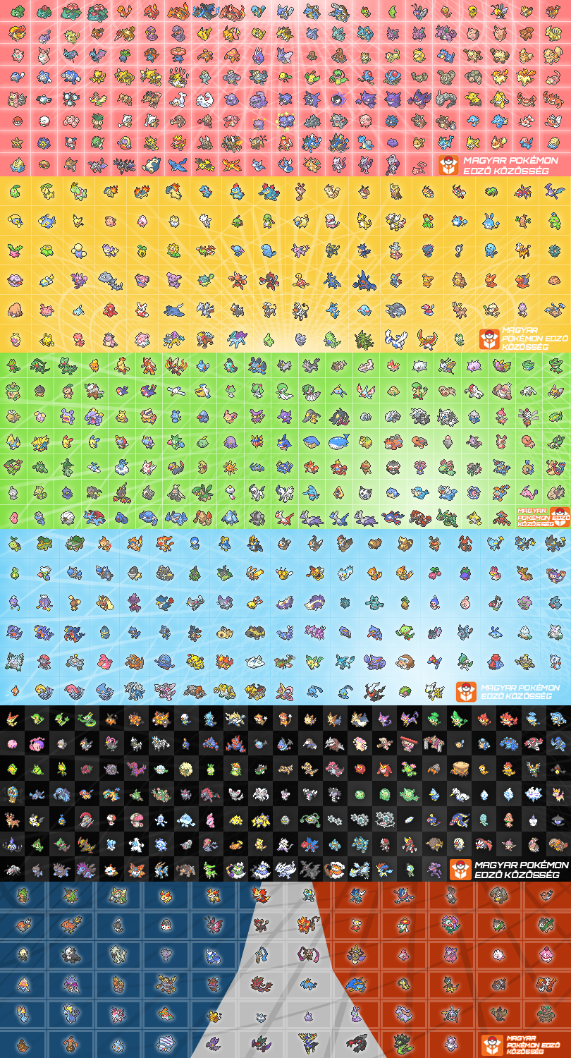 Pokemon Overview All 721 Pokemon Sprites