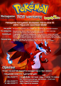 Fire Type TCG Tournament Poster
