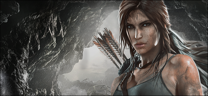 Tomb Raider Photoshopped Wallpaper