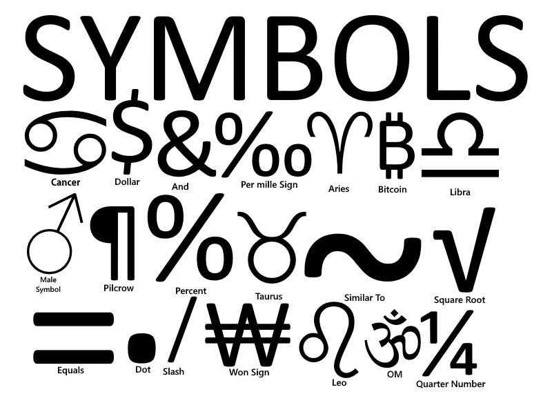 Sign Sybom Symbols by zangetsu1985 on DeviantArt