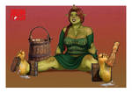 Tickling in the stocks of Princess Fiona (Shrek) by SiberiaFetish