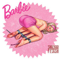 Barbie is put in stocks and has her feet tickled!