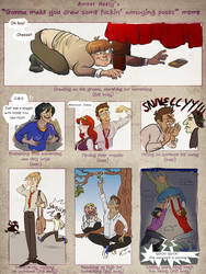 Annoying Marauders Poses by Alatariel-Amandil