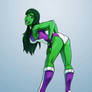 She-Hulk's big green booty