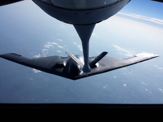 B-2 Spirit Stealth Bomber Approaching Contact