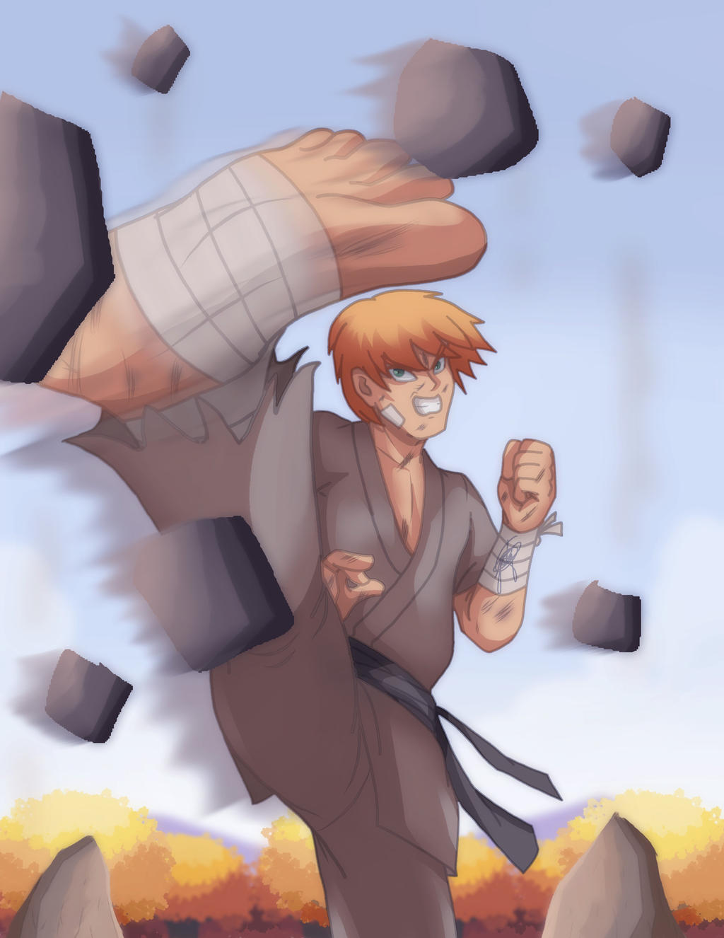 Deviantart Kick Devastating Kick by tiquiajomari on DeviantArt