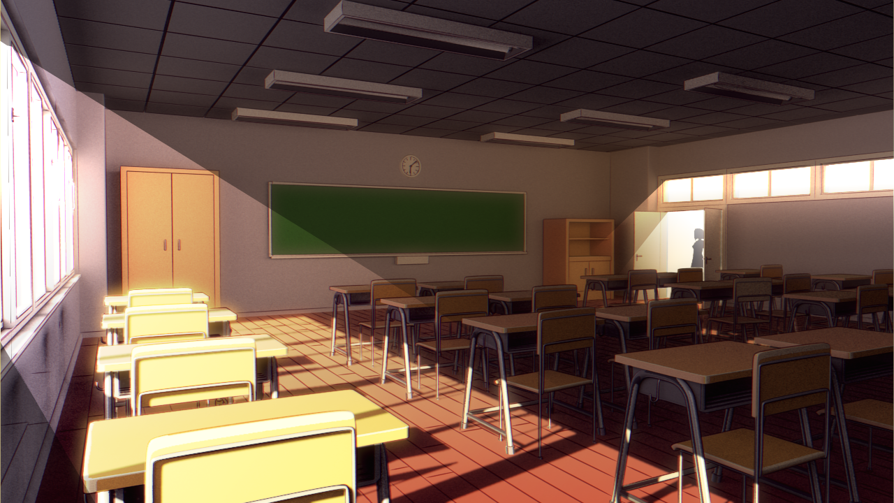 Class room anime Background by H-xz on DeviantArt