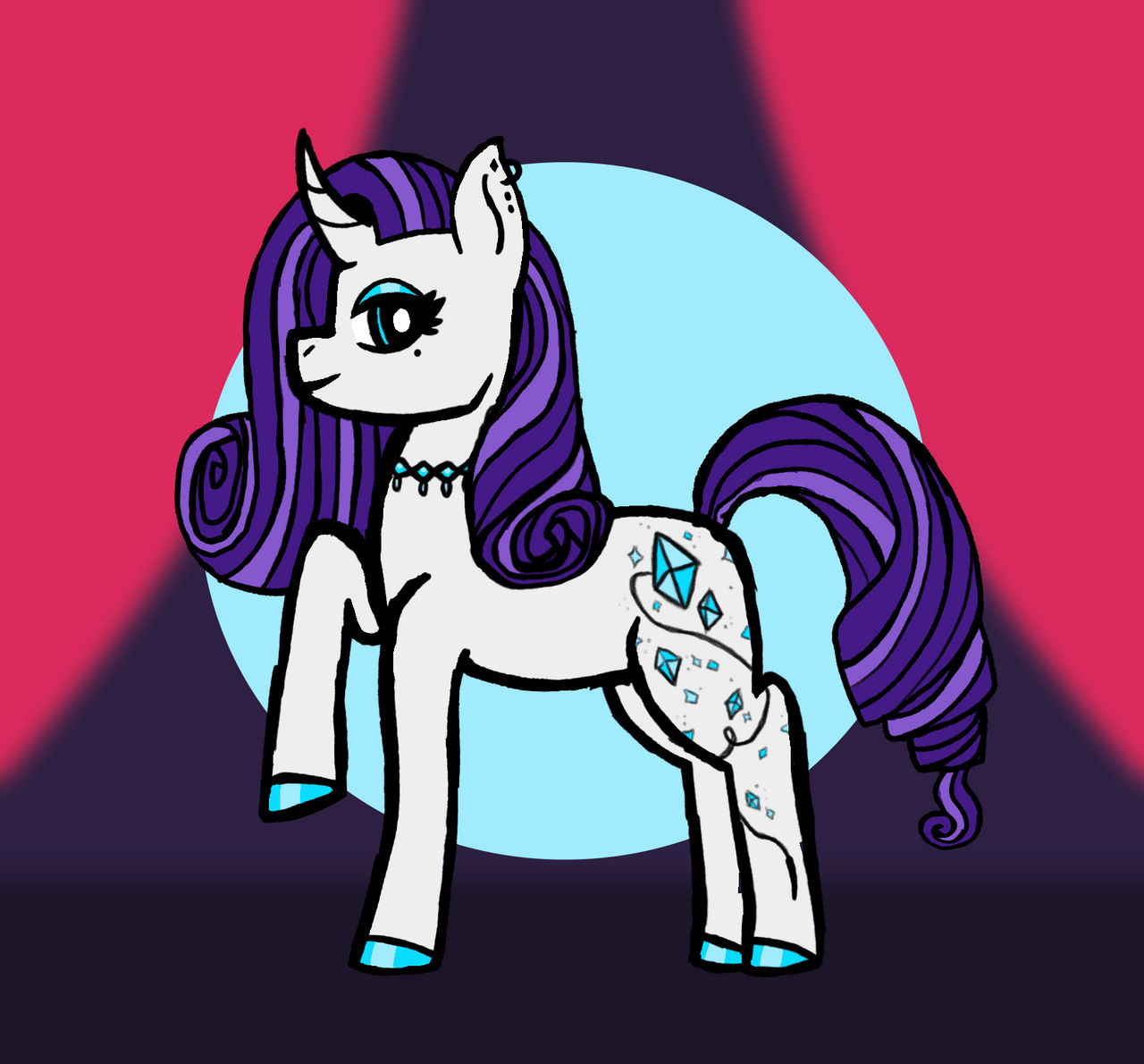 Rarity design by EdenHodgson on DeviantArt
