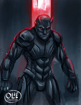 Livestream Sketch #4 Daredevil Armored Sketch