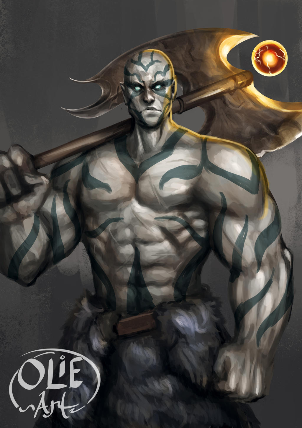 Commission: Goliath Barbarian Gul'Rakh