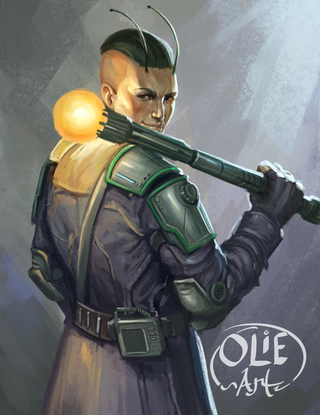 Commission: Lashunta Solarian by Olieart on DeviantArt