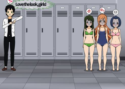 Nathan's Adventures in Slimea World! Girls Locker!