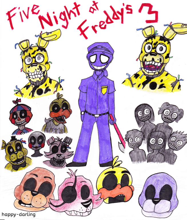 Five Nights at Freddy's3  Five nights at freddy's, Fnaf freddy, Five night