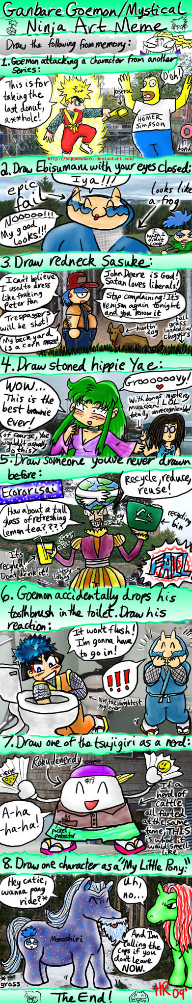 Ganbare Goemon meme- filled in by Seppukumaru