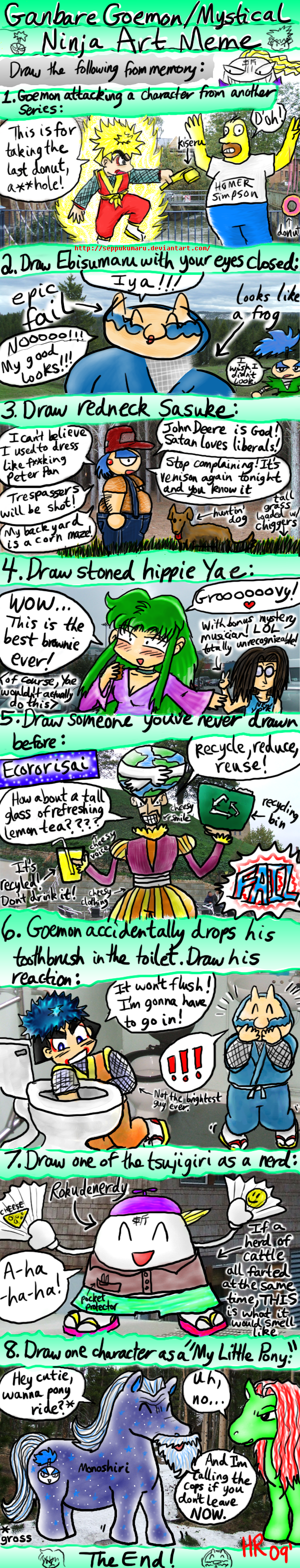 Ganbare Goemon meme- filled in by Seppukumaru