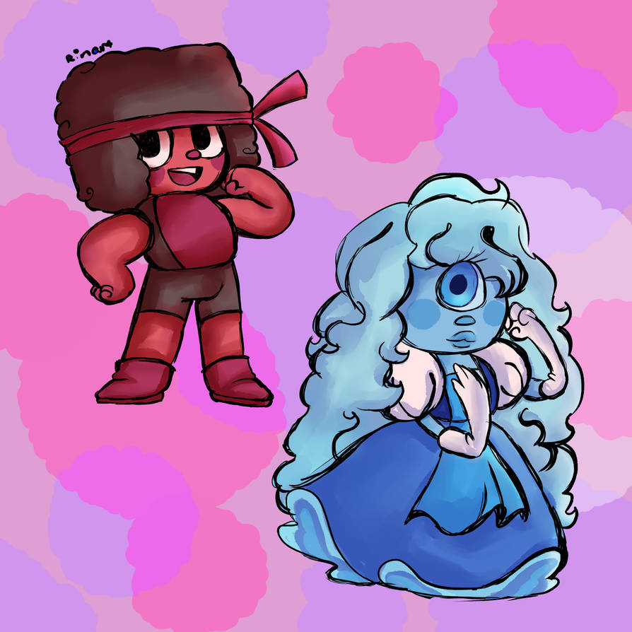 Ruby Syphanium RubynSapphire by Chronomel on DeviantArt