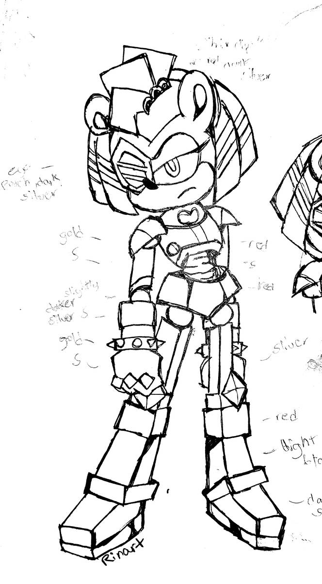 Rusty Rose lineart by Chronomel on DeviantArt